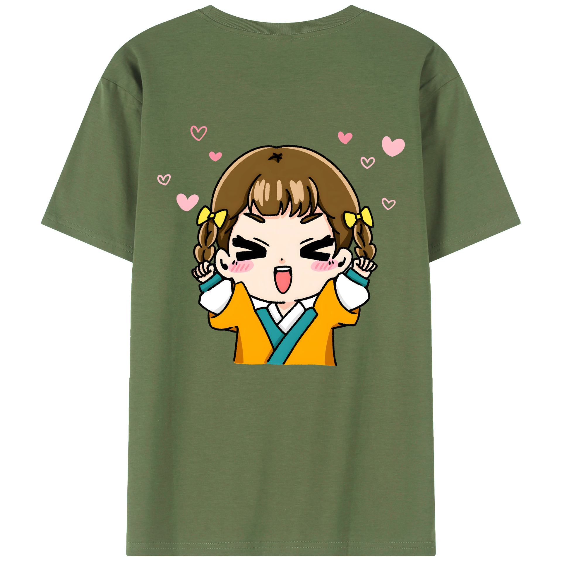 （画像用） 薬屋のひとりごと The Apothecary Diaries 綿100％ メンズ半袖Tシャツ（バックプリント） 通気性